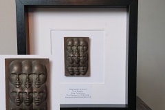 Multi-Womans Face Caricature BronzeFill