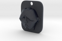 Personalised Mans Face Caricature Keyfob