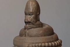 Rattlesnake Caricature in BronzeFill