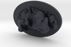 Rhino Multi-Faced Caricature