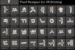 Patterns-Alphabet-Korean-Font