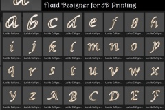 Patterns-Alphabet-Lucida-Calligraphy-Font