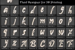 Patterns-Alphabet-Pristina-Font