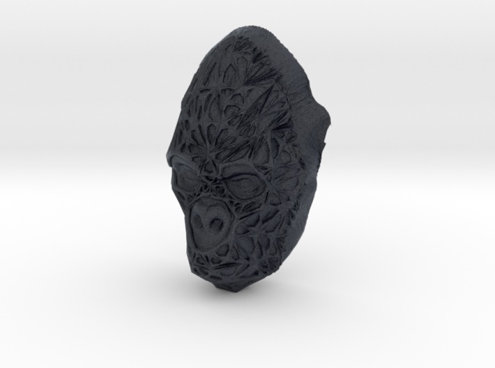 Gorilla-Face-Half-Voronoi-Mask-002-Black