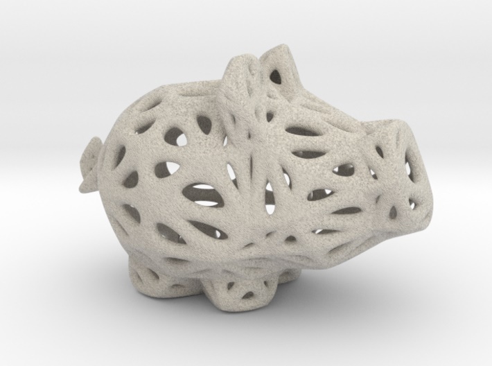 Voronoi-Lucky-Pig-by-Xenyo-Sandstone