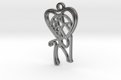 Personalised-Voronoi-Heart-Pendant-Circular