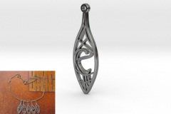 Personalised-Voronoi-Leaf-Necklace-E-Silver